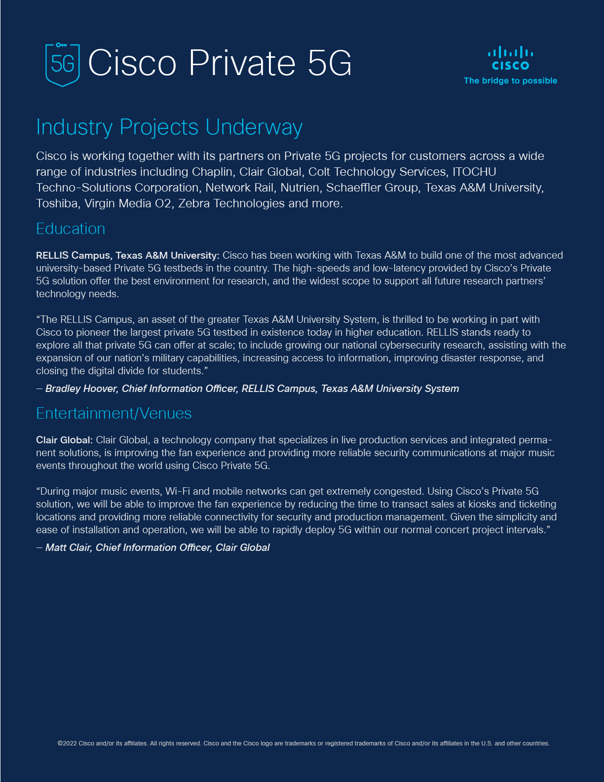 Industry Projects Underway