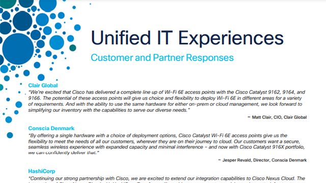 Unified IT Experiences: Customer & Partner Testimonials