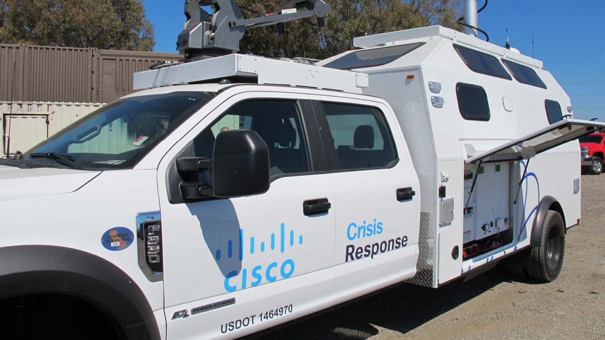 Cisco NERVs: speeding to disasters with fast, secure connections
