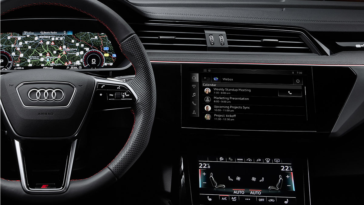 Webex by Cisco Delivers First App for Hybrid Work to Audi Vehicles