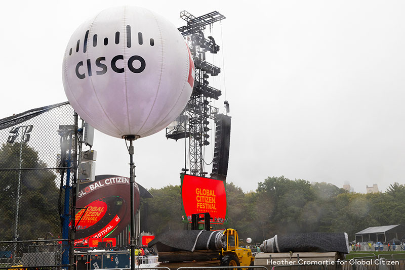 Cisco provides Wi-Fi for the Global Citizen Festival