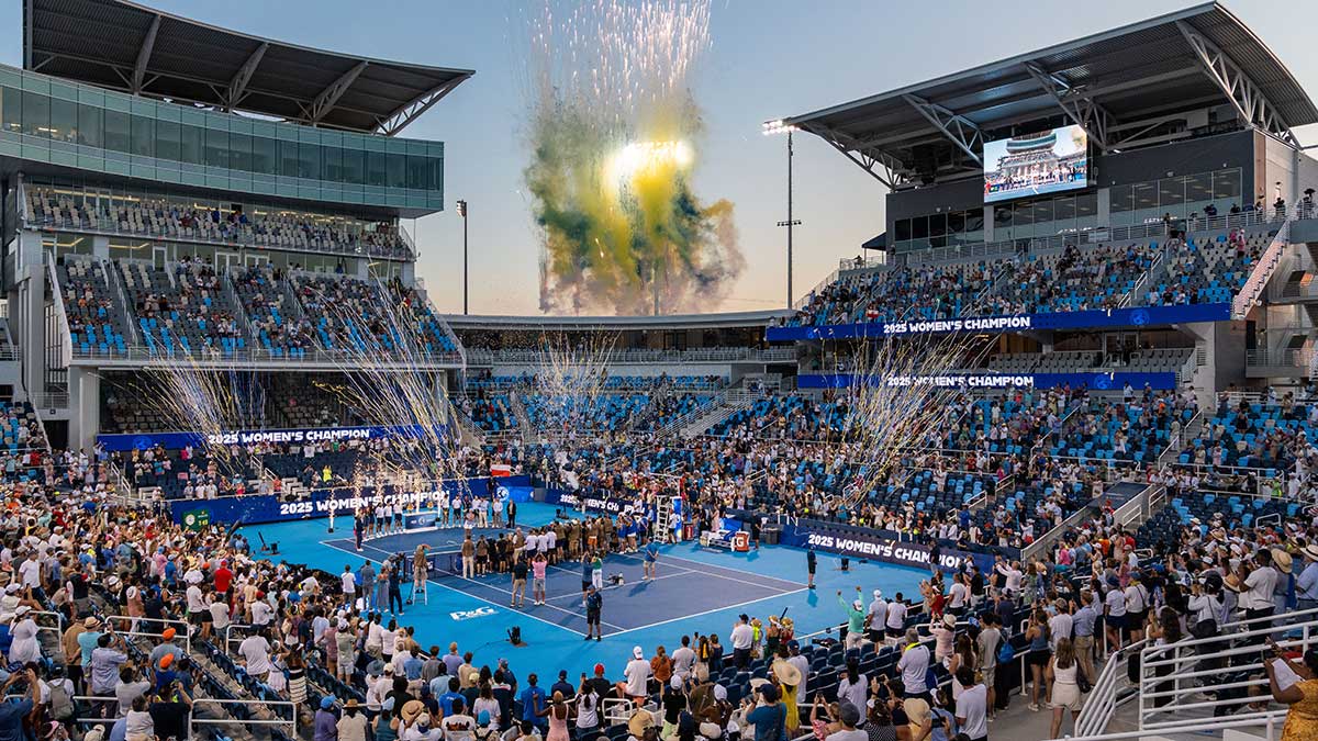 Cincinnati Open: Celebration on the court