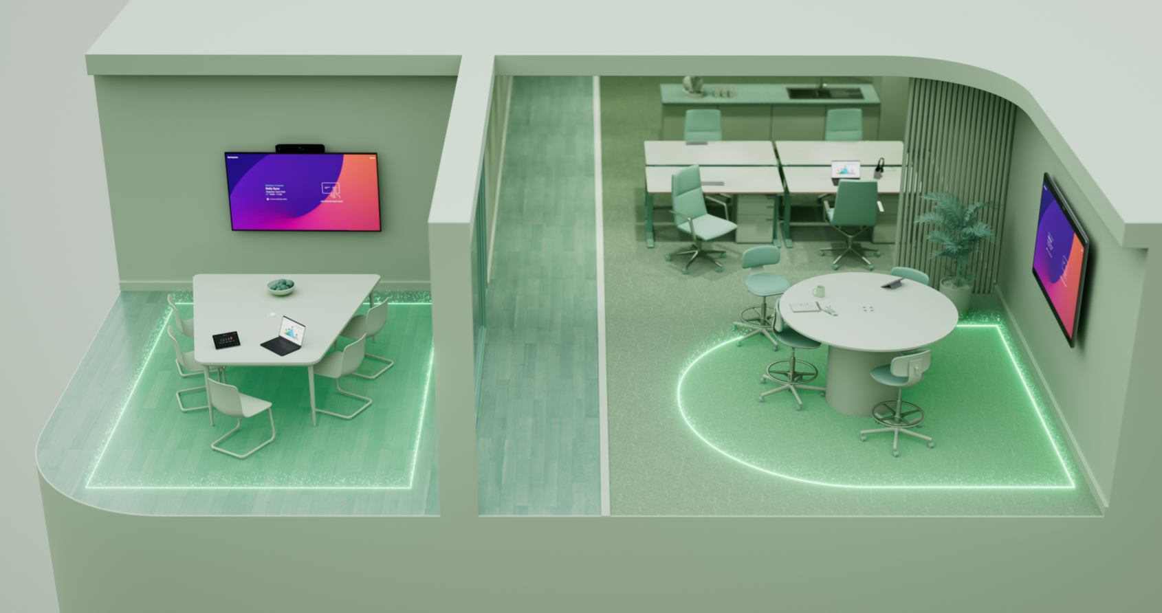 Cisco’s Cinematic Meetings capabilities leverage an NVIDIA Jetson system-on-module to deliver collaboration experiences that reduce the impact of distance.